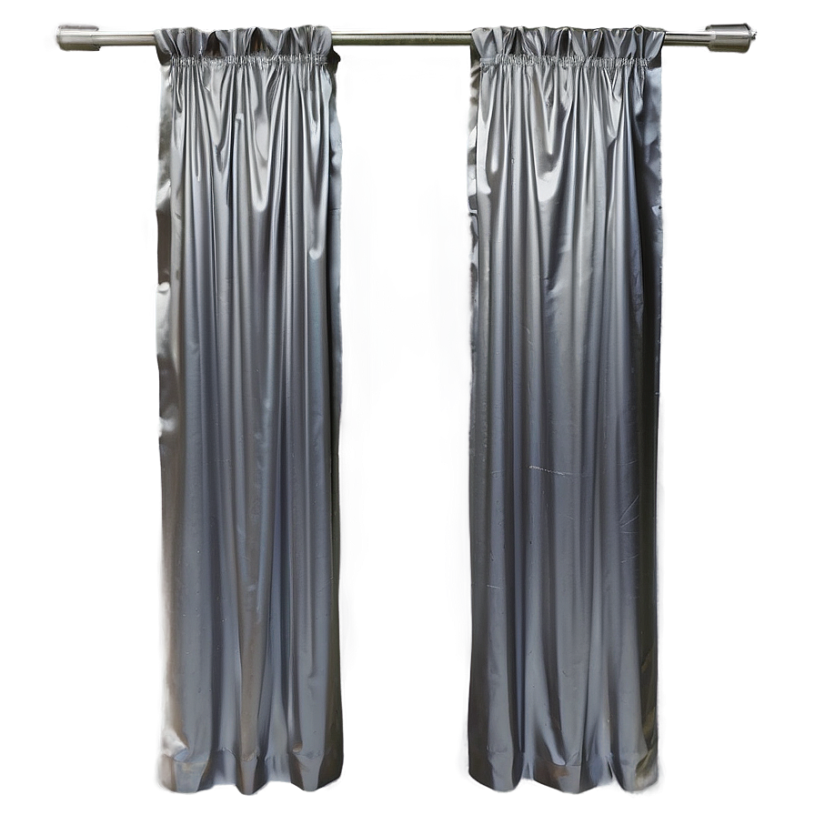 Sleek Silver Curtain Png Lgg52 PNG Image