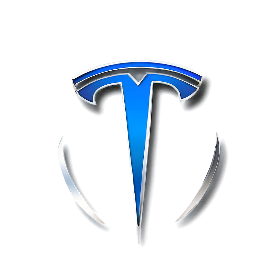 Sleek Tesla Logo Png Pji97 PNG Image