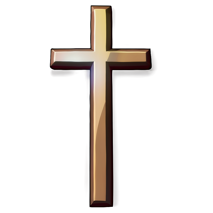 Sleek Thin Cross Graphic Png Bxd PNG Image