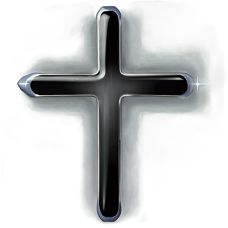 Sleek Thin Cross Graphic Png Kfa80 PNG Image