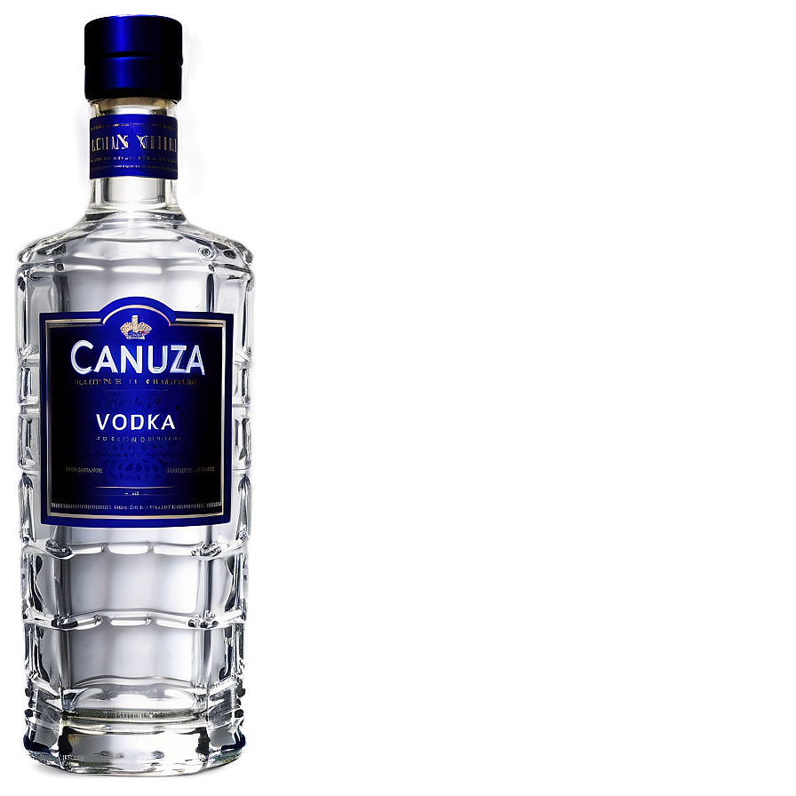 Sleek Vodka Bottle Png 06212024 PNG Image