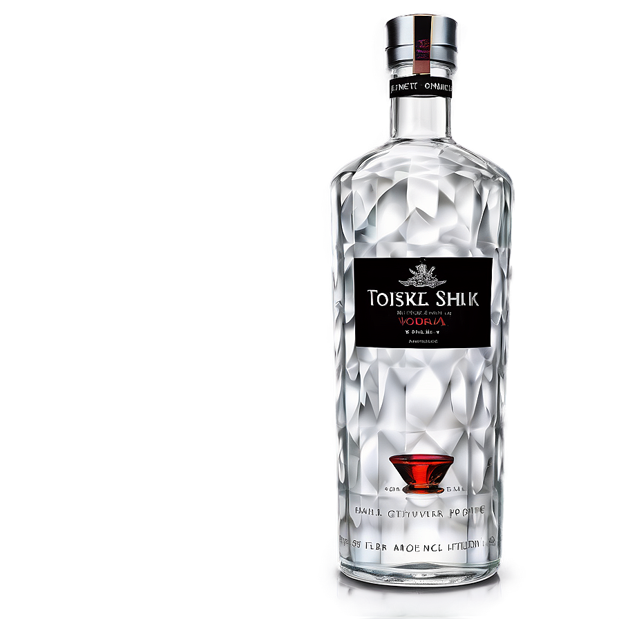 Sleek Vodka Bottle Png 63 PNG Image