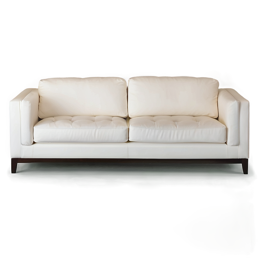 Sleek White Couch Png Ngi17 PNG Image