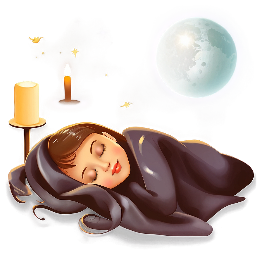 Sleep With Moonlight Png 05232024 PNG Image