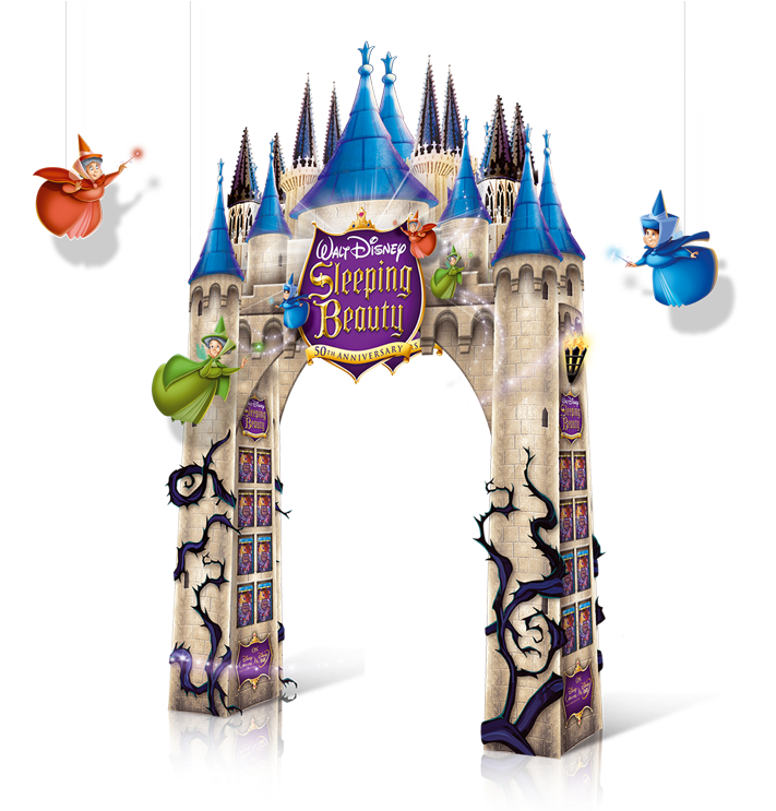 Sleeping Beauty50th Anniversary D V D Archway PNG Image