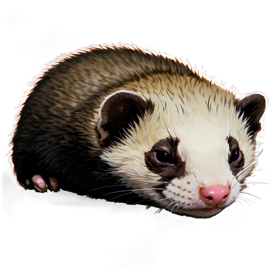 Sleeping Ferret Png Lca PNG Image