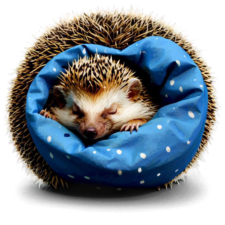 Sleeping Hedgehog Png Dxh PNG Image