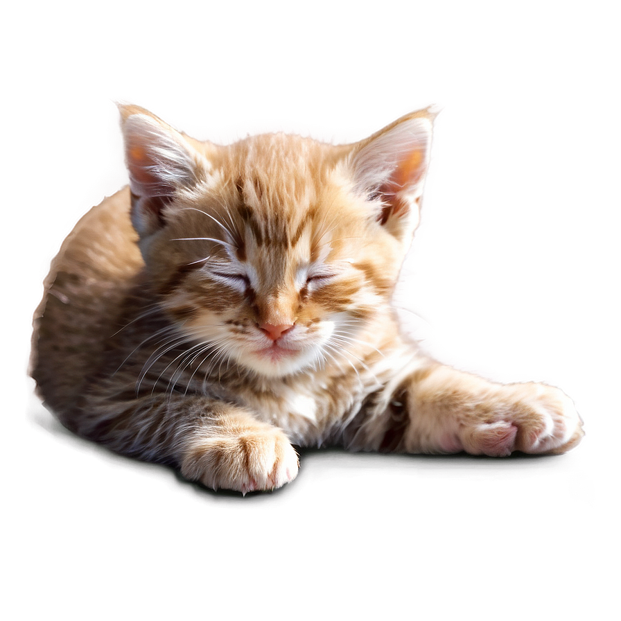 Sleeping Kitten Png 13 PNG Image