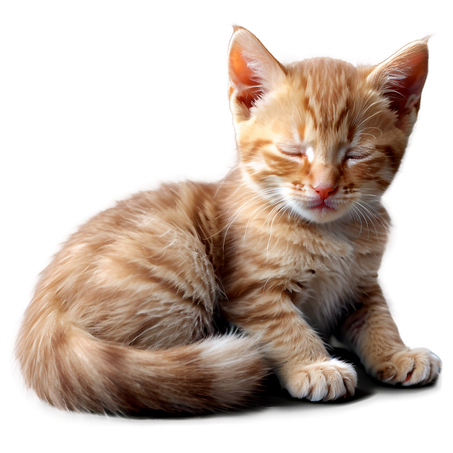 Sleeping Kitten Png Xno PNG Image