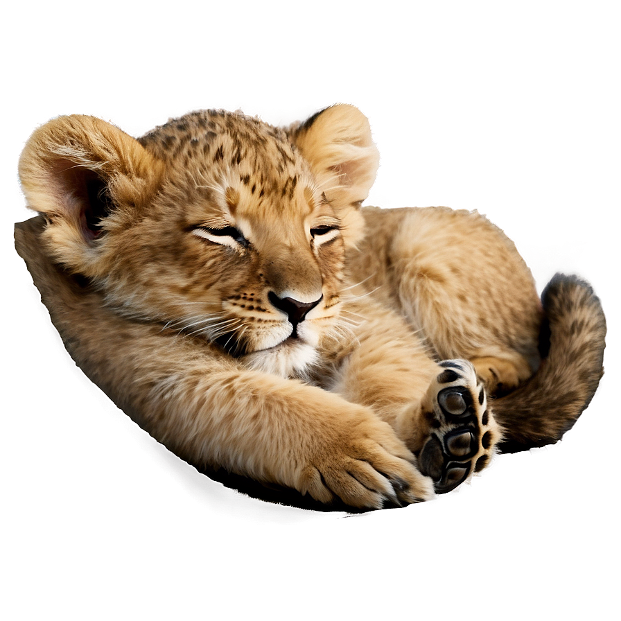 Sleeping Lion Cub Png 83 PNG Image