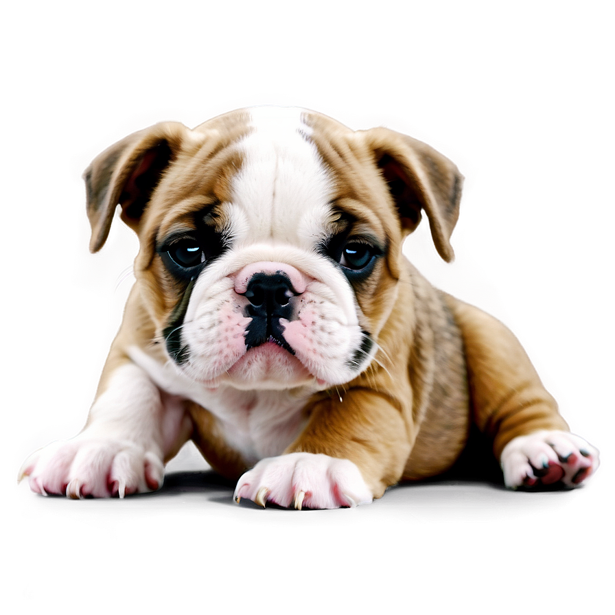 Sleepy Bulldog Puppies Png 2 PNG Image