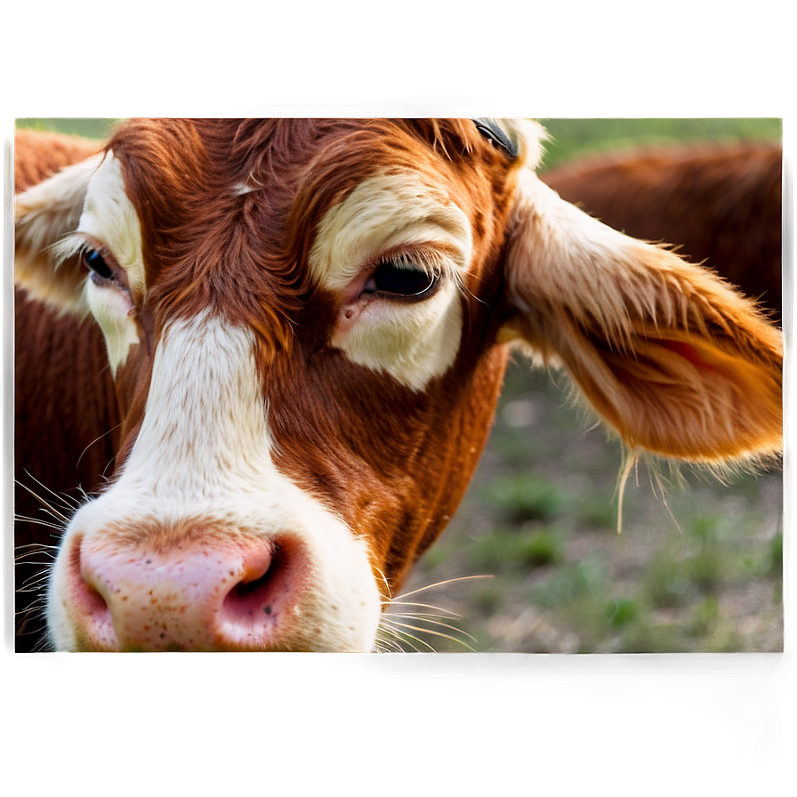 Sleepy Cow Face Png Lkt PNG Image