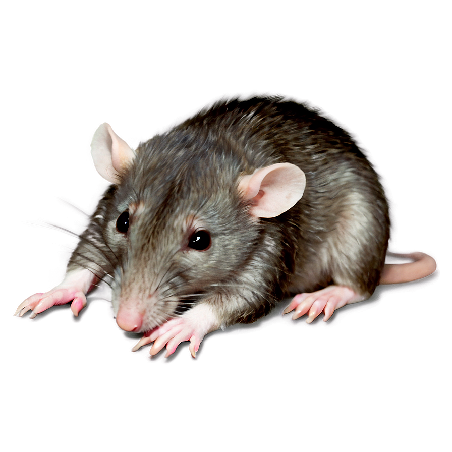 Sleepy Cute Rat Png 06252024 PNG Image