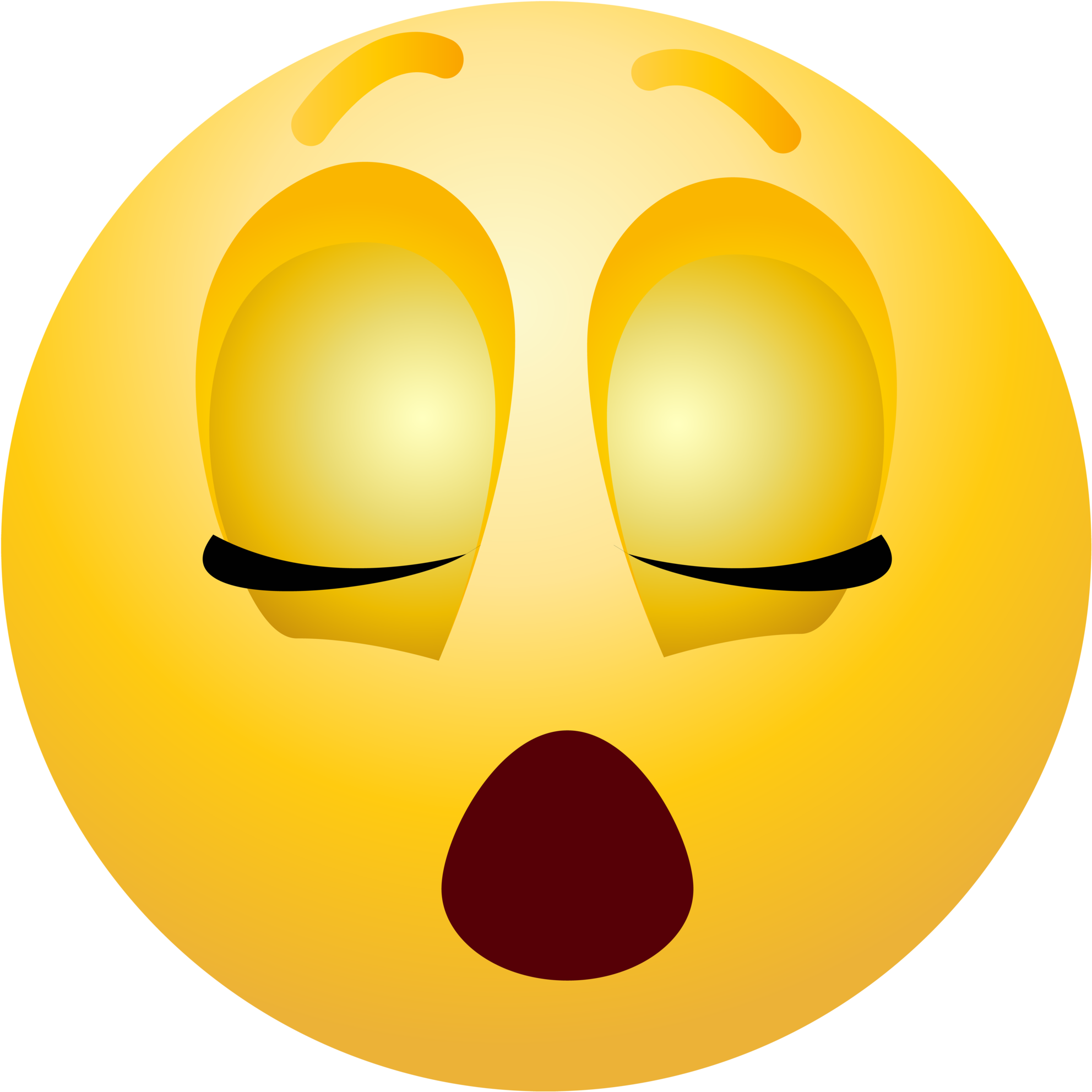 Sleepy Emoji Graphic PNG Image