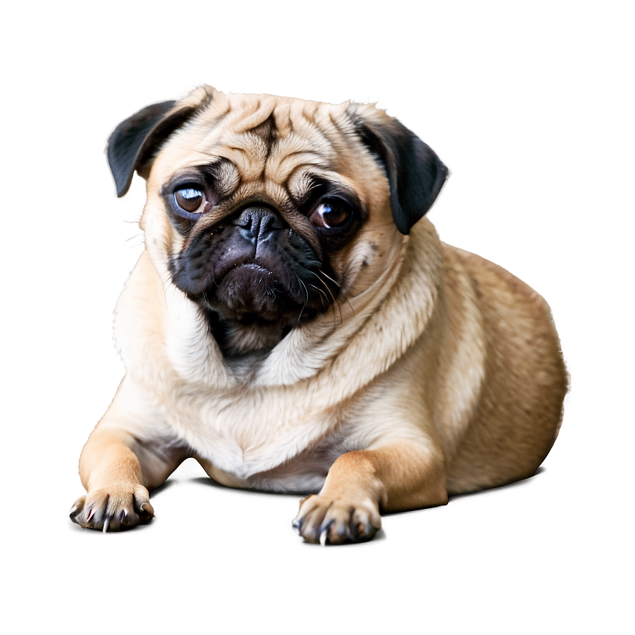 Sleepy Pug Png 05232024 PNG Image