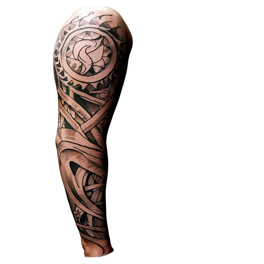 Sleeve Tattoo Sketches Png Dwc PNG Image