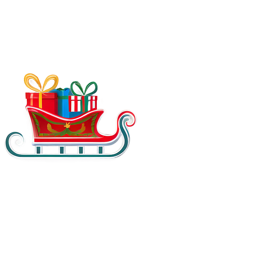 Sleigh Full Of Presents Png Jcu63 PNG Image