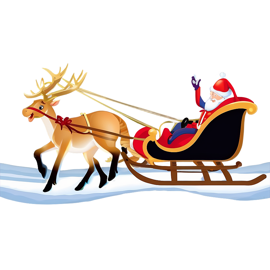 Sleigh Ride Scene Png Jxc36 PNG Image