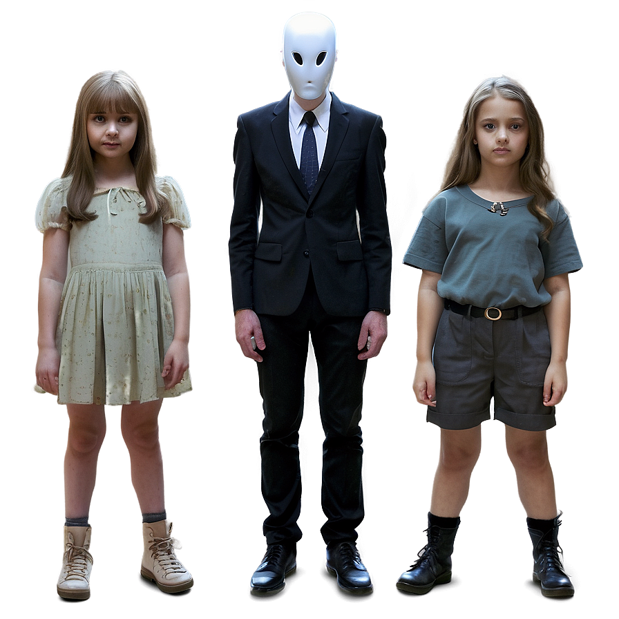 Slender Man Behind You Png Eud PNG Image