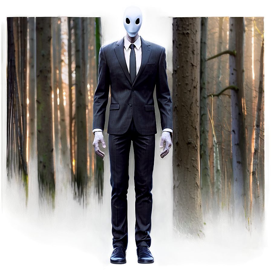 Slender Man Concept Art Png Ion PNG Image