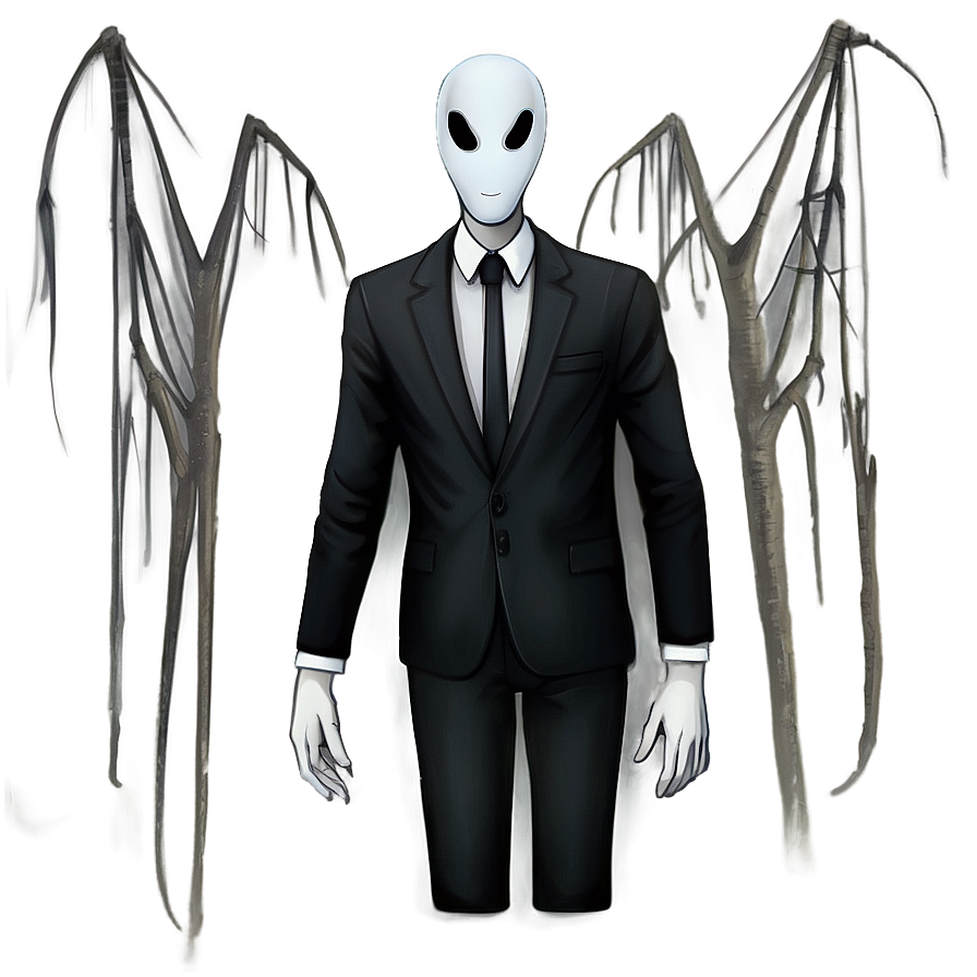 Slender Man Fiction Png Amn PNG Image