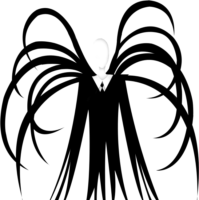 Slender_ Man_ Illustration.png PNG Image