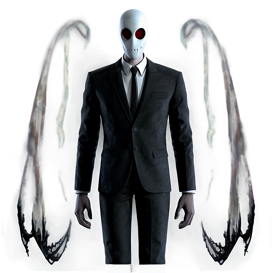 Slender Man In Darkness Png 86 PNG Image