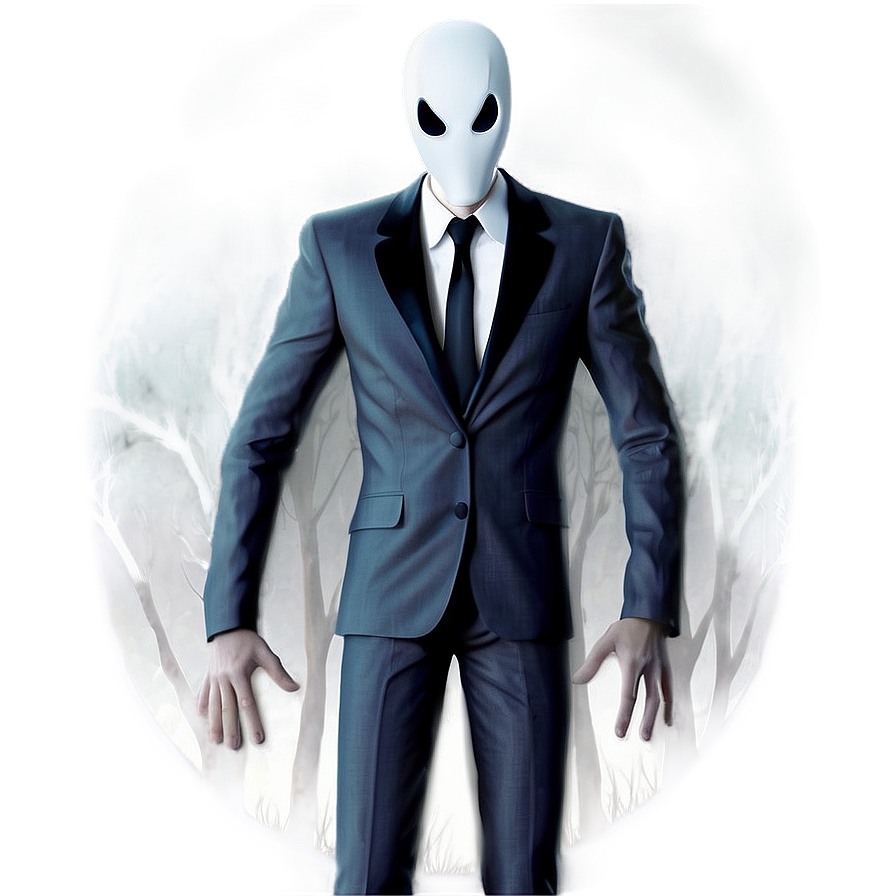 Slender Man In Moonlight Png 05252024 PNG Image