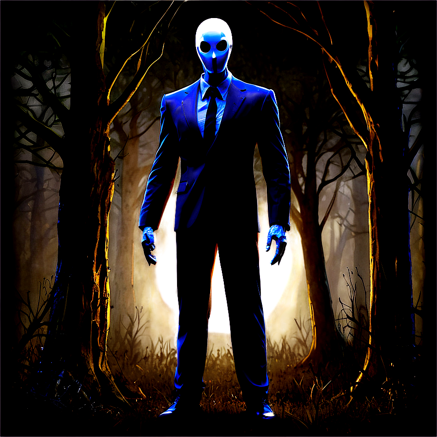 Slender Man In Moonlight Png Rma PNG Image