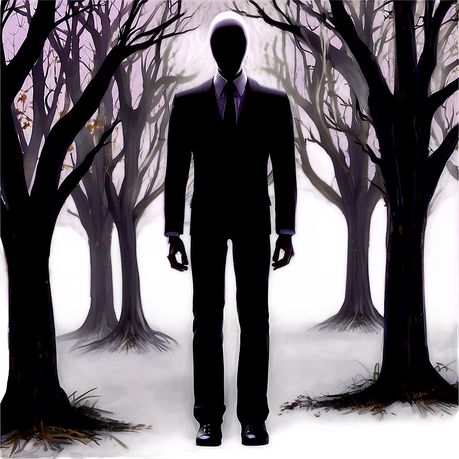 Slender Man In Shadows Png 05252024 PNG Image