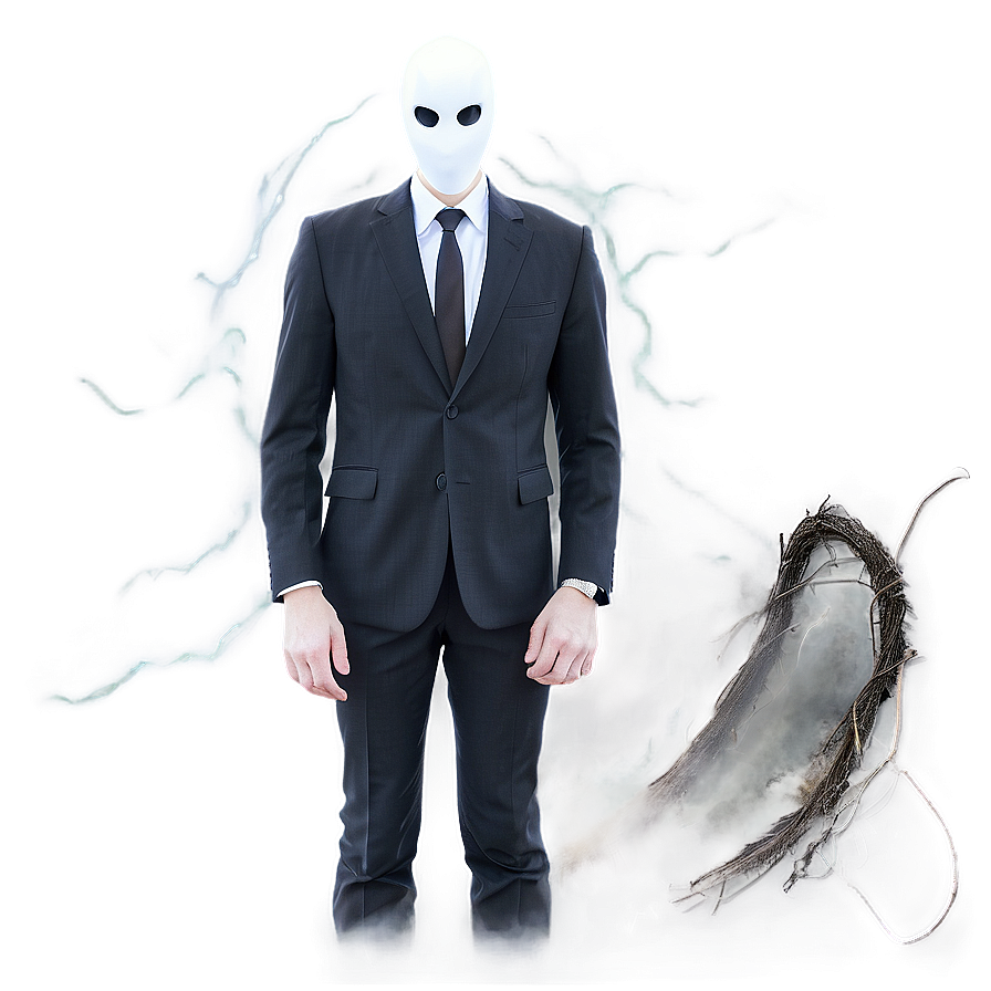 Slender Man In The Fog Png Xwh PNG Image