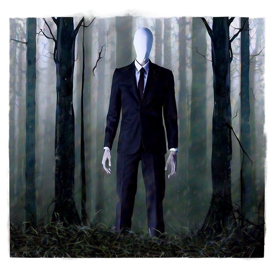 Slender Man In The Mist Png 79 PNG Image