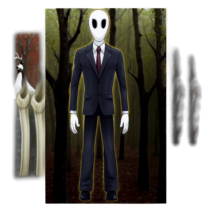 Slender Man Unseen Png Xhu PNG Image