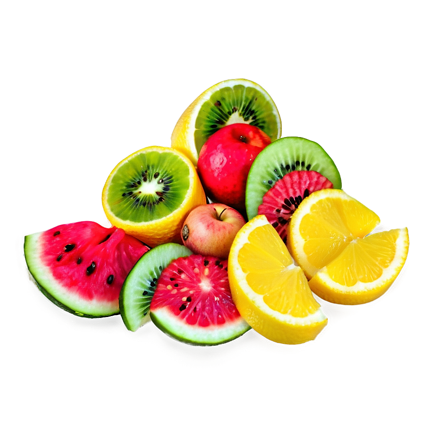 Sliced Fruit Arrangement Png 30 PNG Image