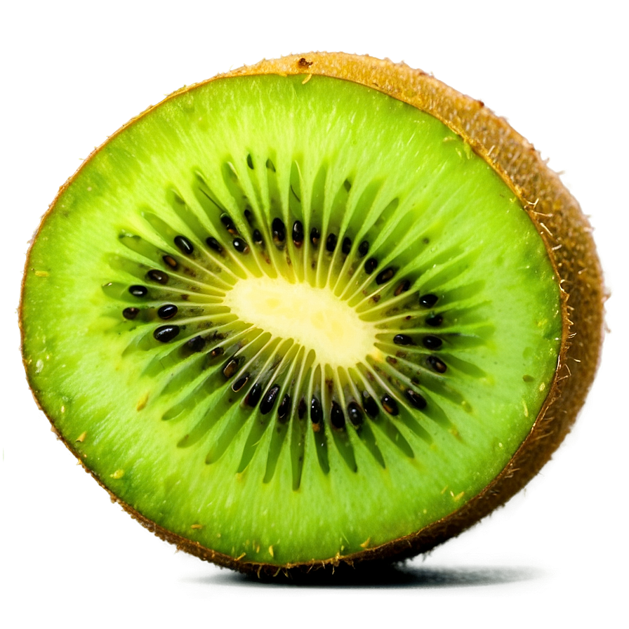 Sliced Kiwi Top View Png Wqs PNG Image