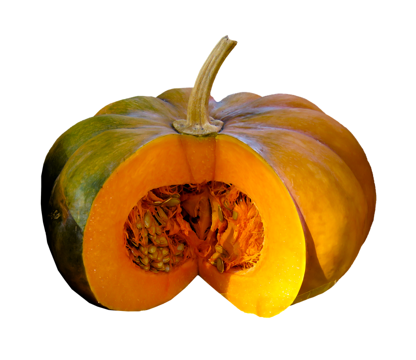 Sliced Pumpkin Transparent Background PNG Image