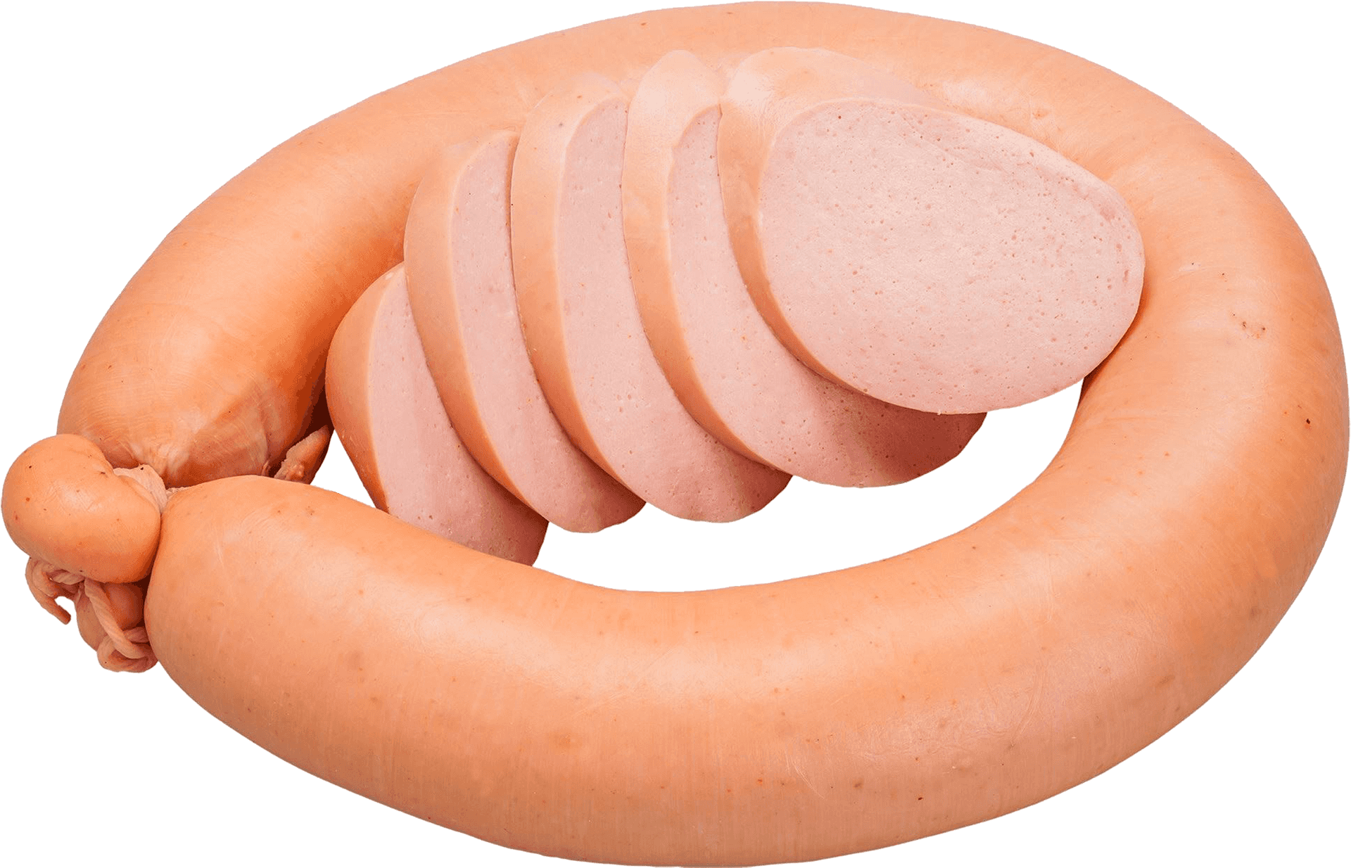 Sliced Sausage Isolated.png PNG Image