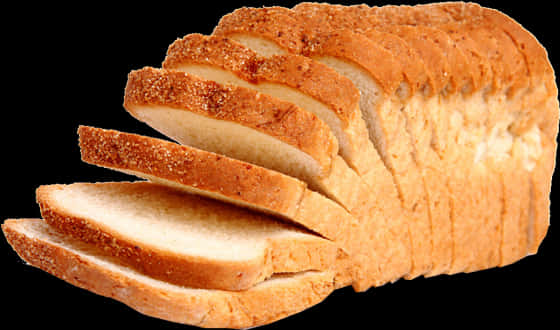 Sliced White Bread Loaf PNG Image