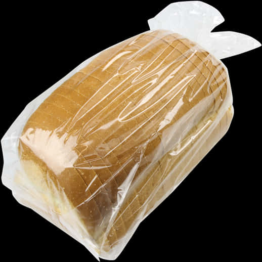 Sliced White Breadin Plastic Bag PNG Image