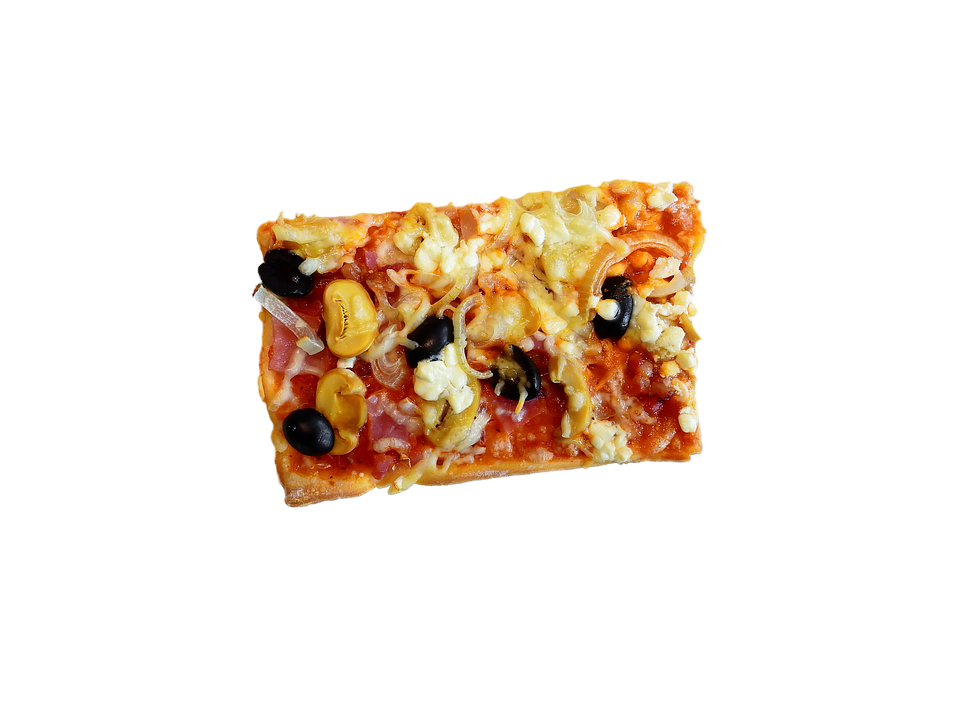 Sliceof Supreme Pizzaon Grey PNG Image