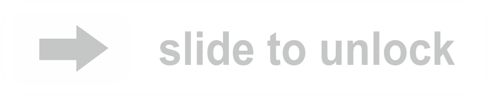 Slide To Unlock Button Graphic PNG Image