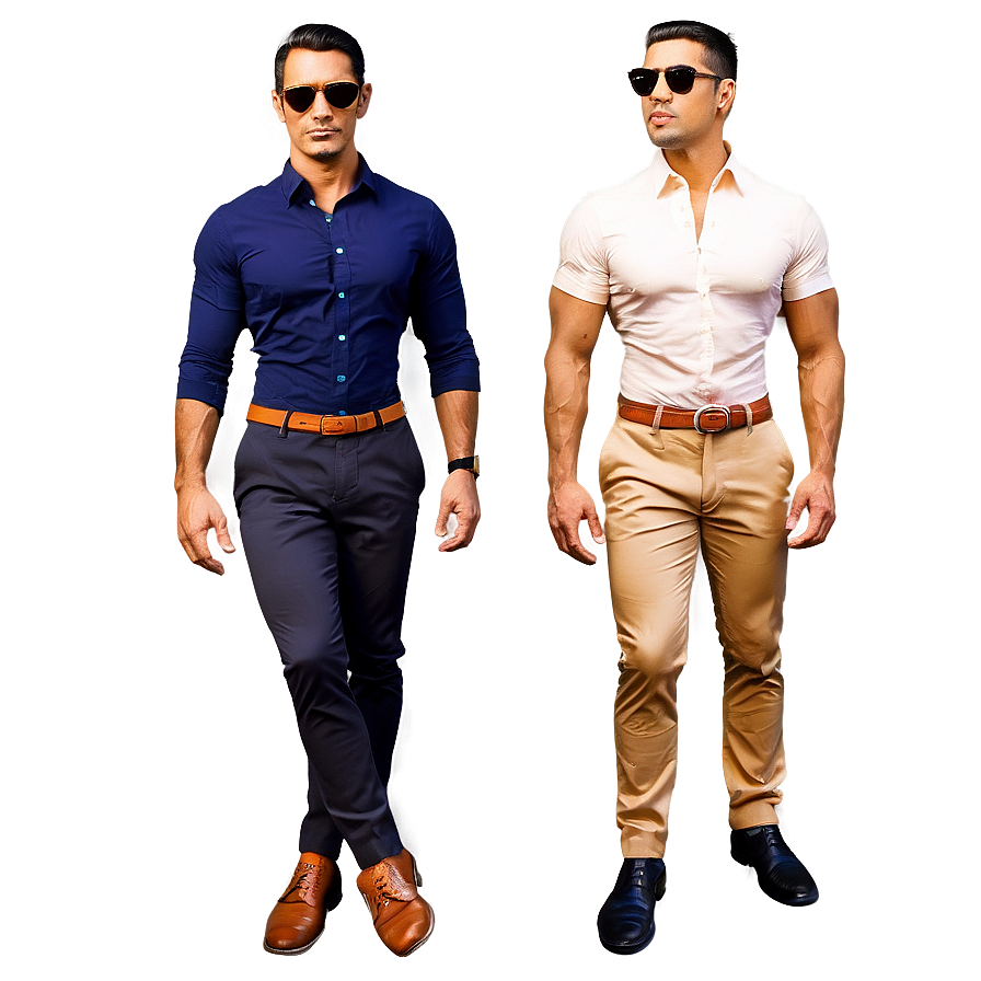 Slim Fit Chinos Pants Png 05252024 PNG Image