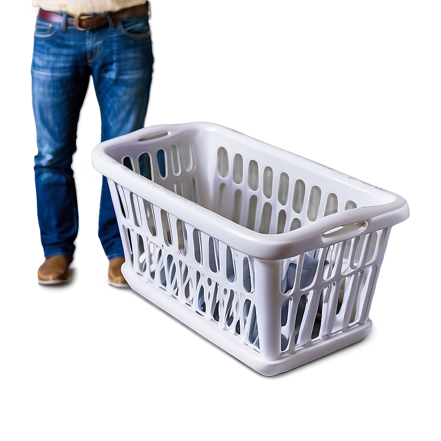 Slim Laundry Basket For Small Spaces Png 06132024 PNG Image