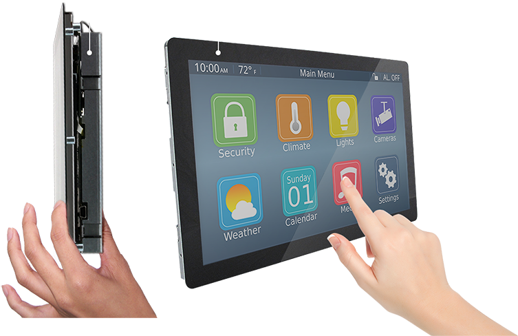 Slim Profile Touchscreen Tablet PNG Image