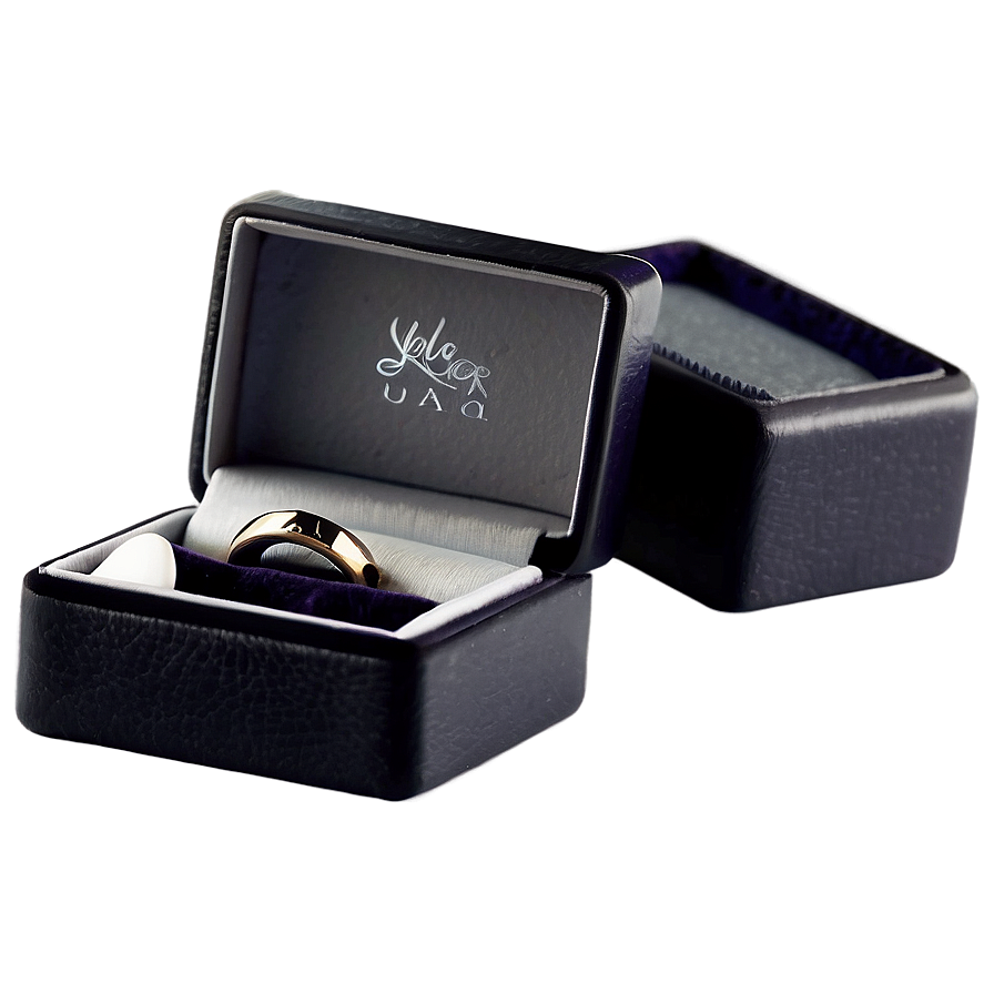 Slim Ring Box Png 06282024 PNG Image