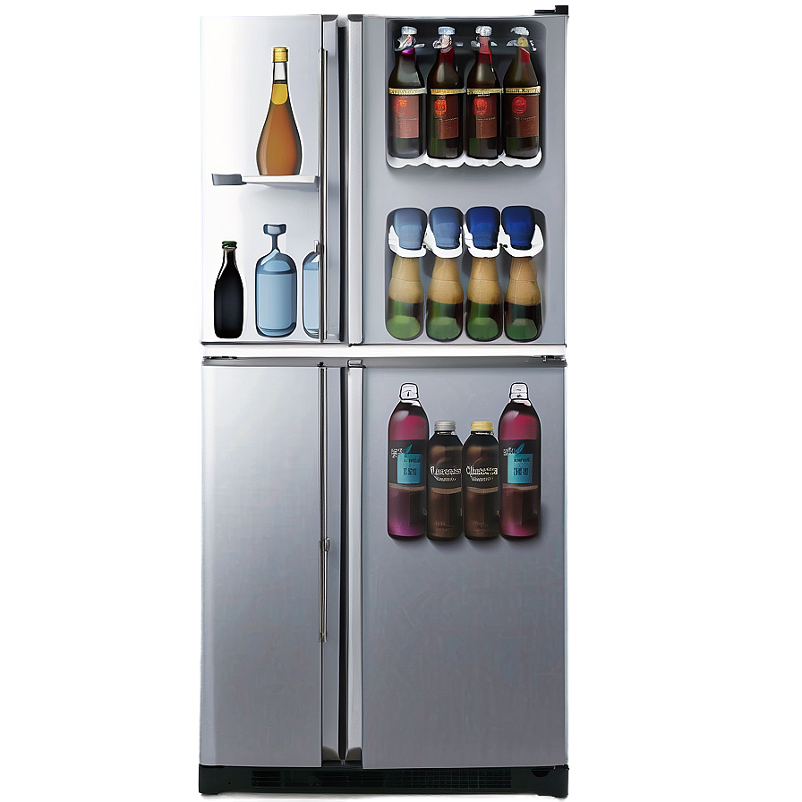 Slimline Fridge Png 05252024 PNG Image