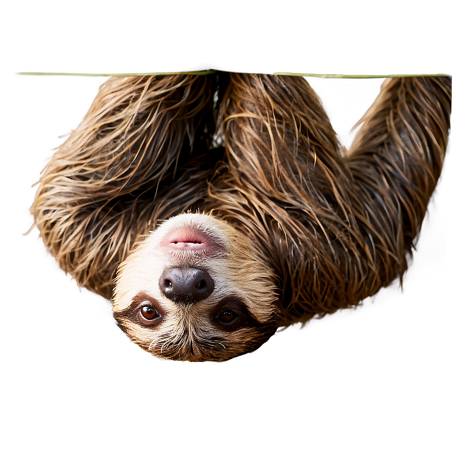 Sloth Hanging Upside Down Png 06112024 PNG Image