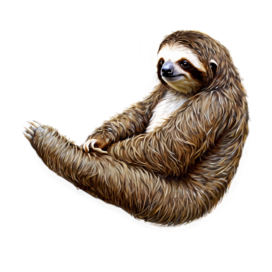 Sloth Illustration Png Smh PNG Image