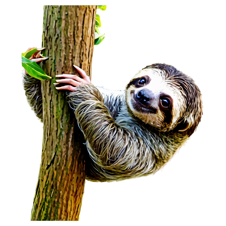 Sloth In Tree Png 17 PNG Image