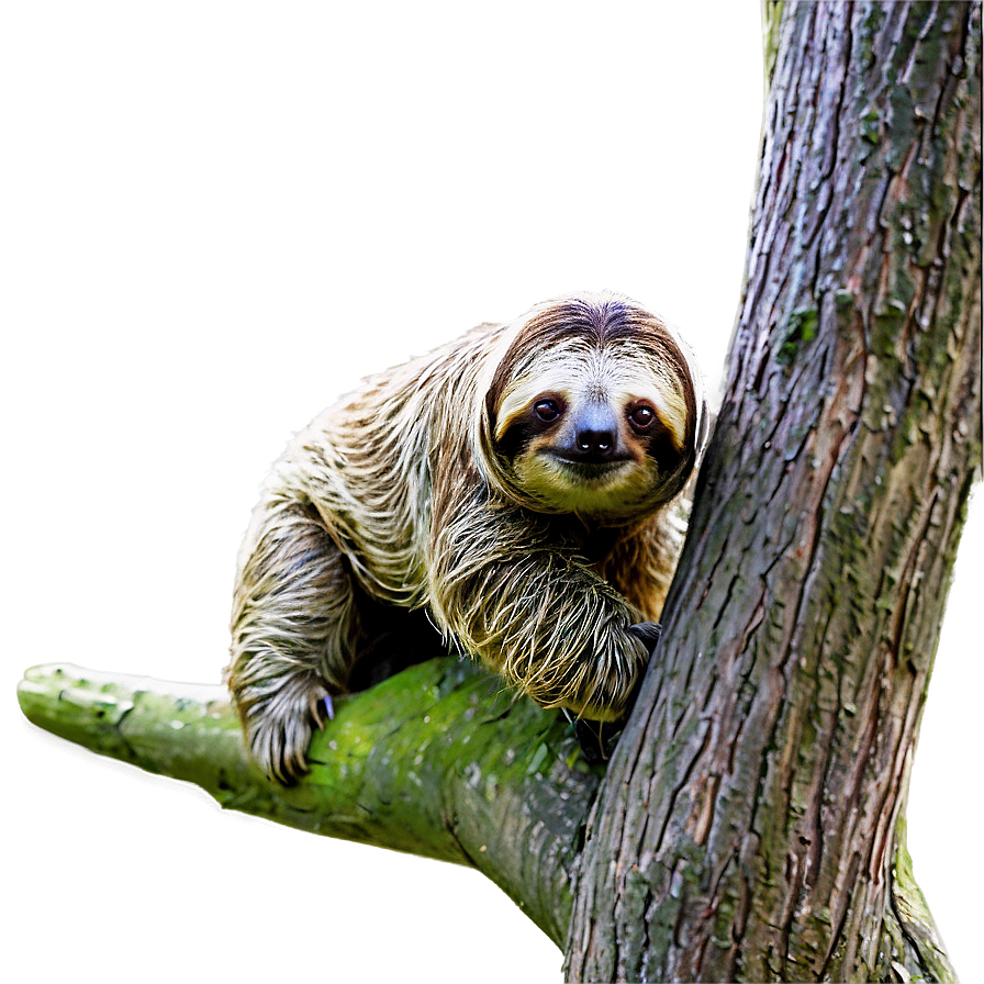 Sloth In Tree Png Iwh28 PNG Image